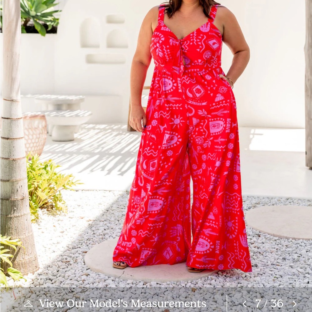 Proud Poppy Christina Jumpsuit in Poppy